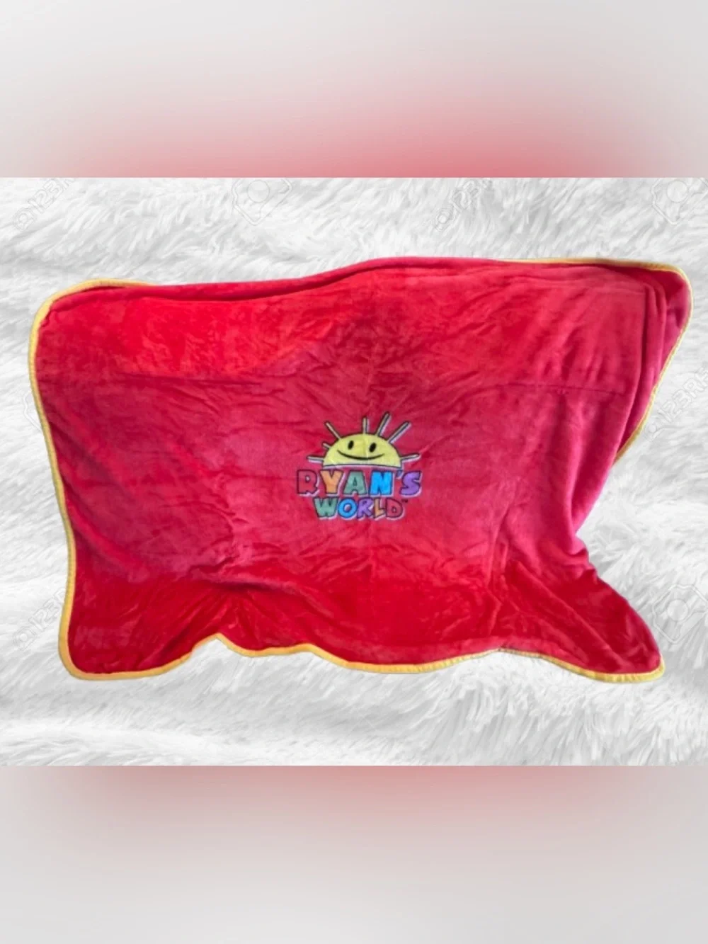 Bundle of Ryan’s World Blankets: Wearable Cape Throw & Plush Throw